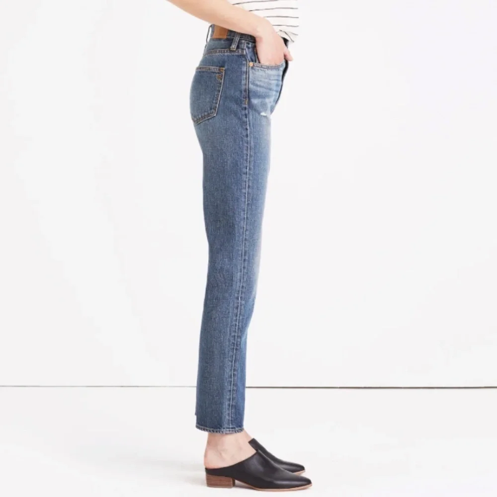 Madewell The Perfect Vintage Jean Johnny Wash Cotton Rigid High Rise Size 25